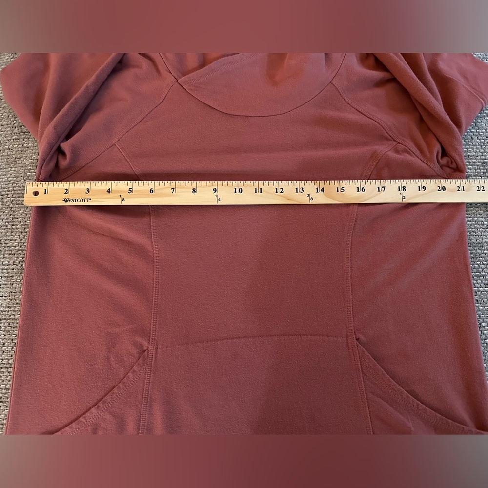 New Directions Split Funnel Neck Pullover Size L … - image 4